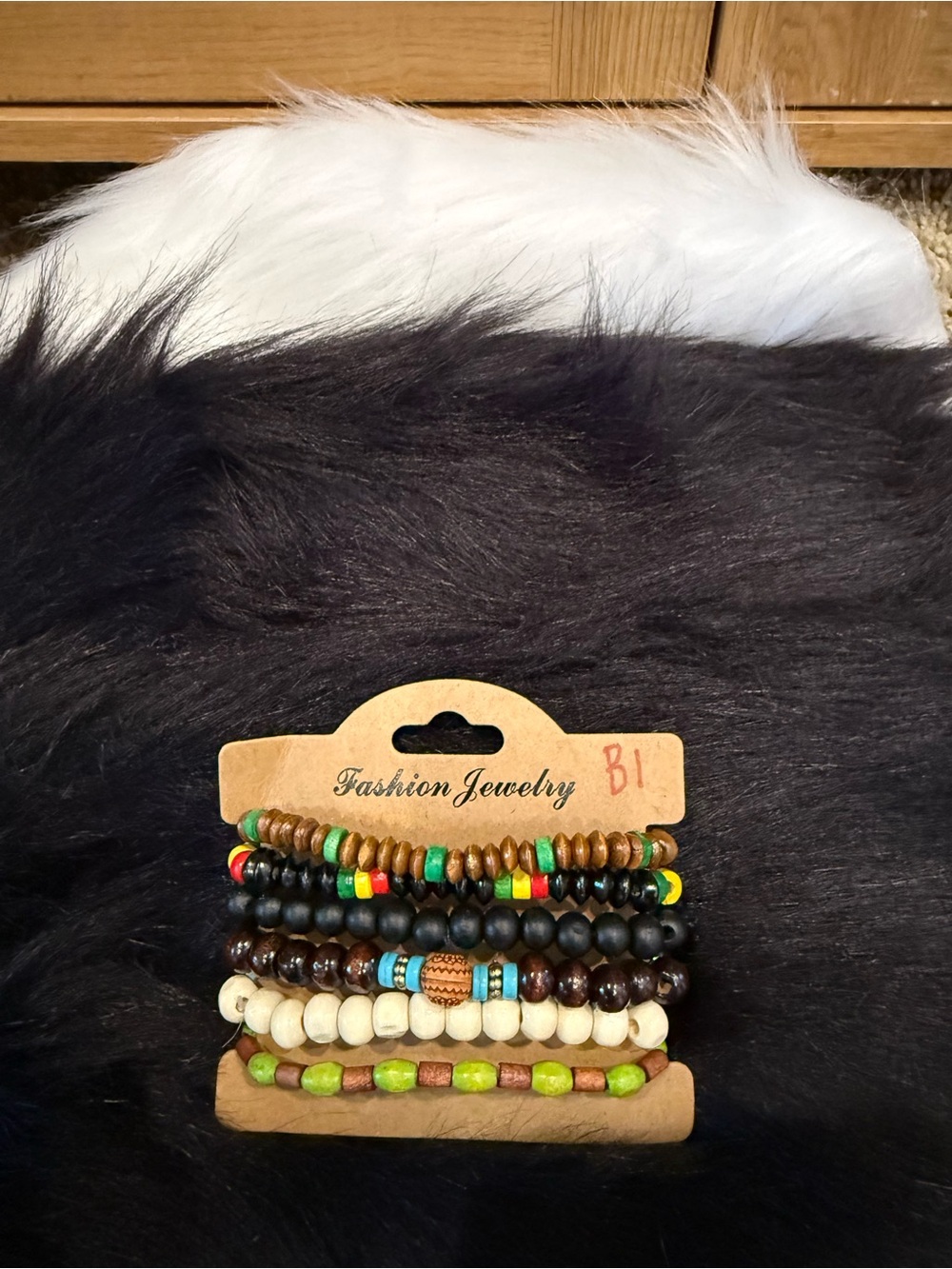 Fashion Jewelry Multicolor Beaded Bracelet Stack with Turquoise Accents